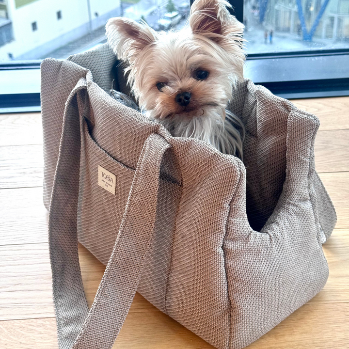 Dog Carrier in Beige